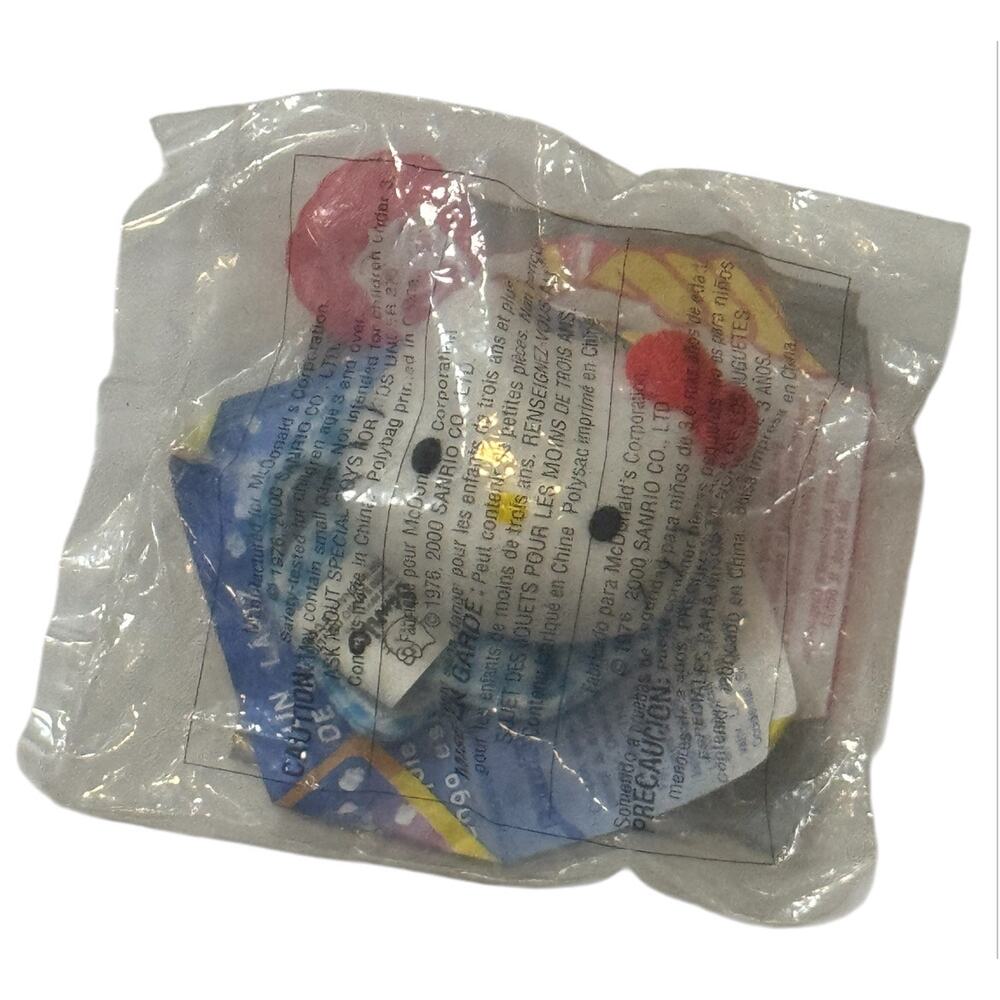 NEW Y2K Sanrio Hello Kitty McDonalds Kids Toy Scrunchie Wrap Fabric Bracelet NWT